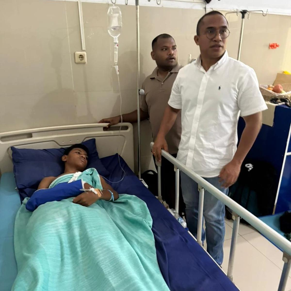 Kementrian HAM Temui Korban Penganiyaan Brimob di Tual