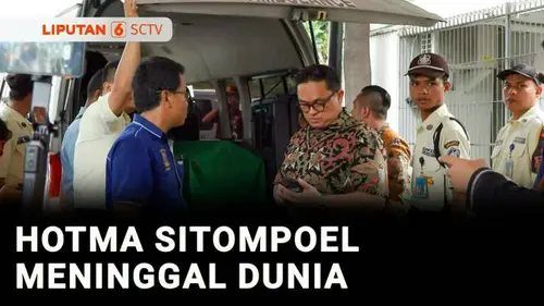 VIDEO: Hotma Sitompul Sempat Jalani Cuci Darah Sebelum Meninggal Dunia