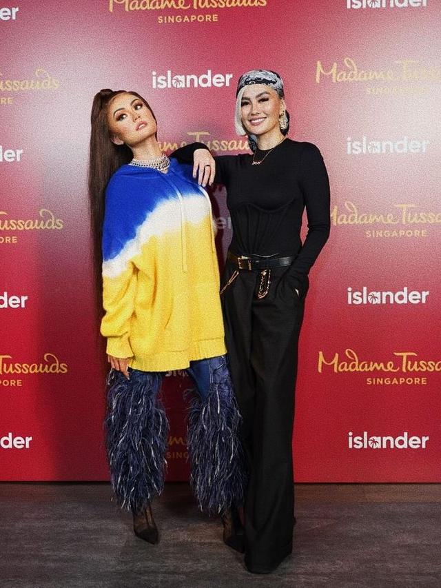 Usai Singapura, Patung Lilin Agnez Mo Kini Mejeng di Madame Tussauds Hong Kong