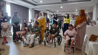 Peringatan Bulan Kesadaran Spinal Muscular Atrophy jatuh setiap Agustus. Acara ini digelar oleh Komunitas Spinal Muscular Atrophy (SMA) Indonesia di Bandung pada 27 Agustus 2023. Foto: Dok. Pribadi.