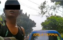 Sopir Angkot Lawan Arah Ditegur Pemotor Malah Ngamuk Sampai Main Tangan, Menantang Dilaporkan ke Polisi