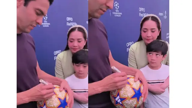 Rafathar Ketemu Kaka. (Instagram/ raffinagita1717)