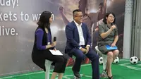Jajaran petinggi Citibank Indonesia dalam sesi konferensi pers program bertajuk Fly Free to 2018 FIFA World Cup, Selasa (31/1/2018) di Citibank Tower, SCBD, Jakarta.  (citibank indonesia)
