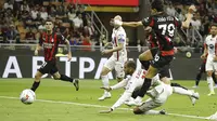 Aksi Joao Felix di laga Serie A antara Milan vs Monza di San Siro, Minggu 25 Mei 2025 (Alberto Mariani/LaPresse via AP)