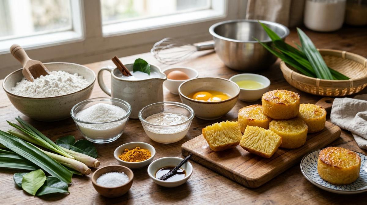 Resep Kue Bika Ambon Mini dengan Serat yang Terbentuk Sempurna (AI Generated)