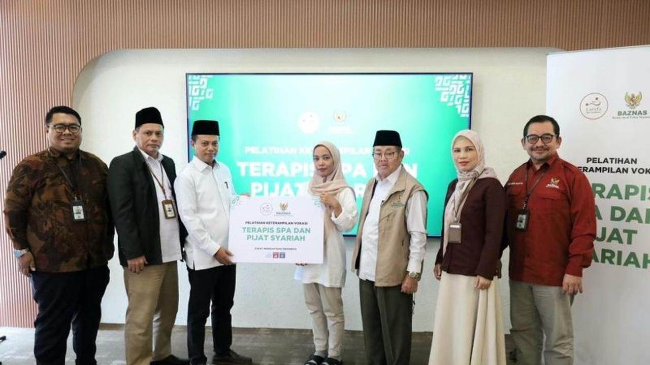 Baznas Gelar Pelatihan Spa Syariah, Berdayakan Mustahik Perempuan di Tangerang
