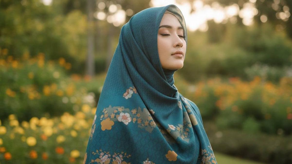 Hijab Segi Empat Motif Kekinian yang Wajib Punya, Mudah Dipadukan dengan Berbagai Outfit