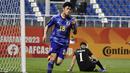 Dari zona Asia ada nama Timnas Jepang U-20, Naoki Kumata yang menjadi pencetak gol terbanyak di Piala Asia U-20 2023 yang berlangsung di Uzbekistan. Pemain berusia 18 tahunyang bermain untuk FC Tokyo tersebut mencetak lima gol. (Dok. AFC)
