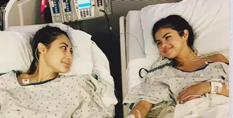 Selena Gomez mendapatkan donor ginjal dari sahabatnya, Francia Raisa karena dirinya menderita penyakit lupus. (instagram/seleagomez)