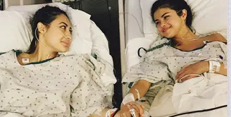 Selena Gomez mendapatkan donor ginjal dari sahabatnya, Francia Raisa karena dirinya menderita penyakit lupus. (instagram/seleagomez)
