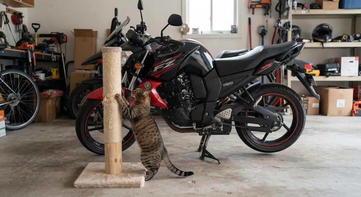 6 Cara Mencegah Kucing Naik ke Jok Motor Tanpa Menyakitinya, Mudah dan Praktis