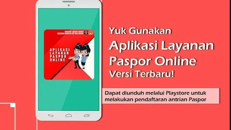 Catat, Aplikasi Antrean Pengajuan Paspor Kini Berubah