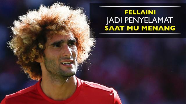 Video Marouane Fellaini jadi penyelamat saat Manchester United menang 1-0 atas Hull City pada pekan ketiga Premier League, Sabtu (27/8).
