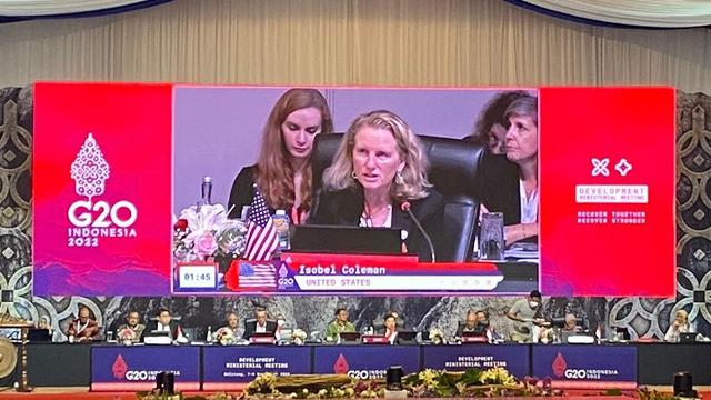 Perjalanan Deputi Administrator USAID Coleman ke Jakarta.