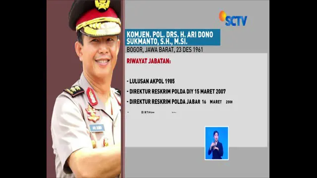 Terjawab sudah teka-teki pengganti Komjen Syafruddin. Kapolri Jendral Tito Karnavian ternyata percayakan posisi wakil kepala Polri pada Komjen Ari Dono Sukmanto.