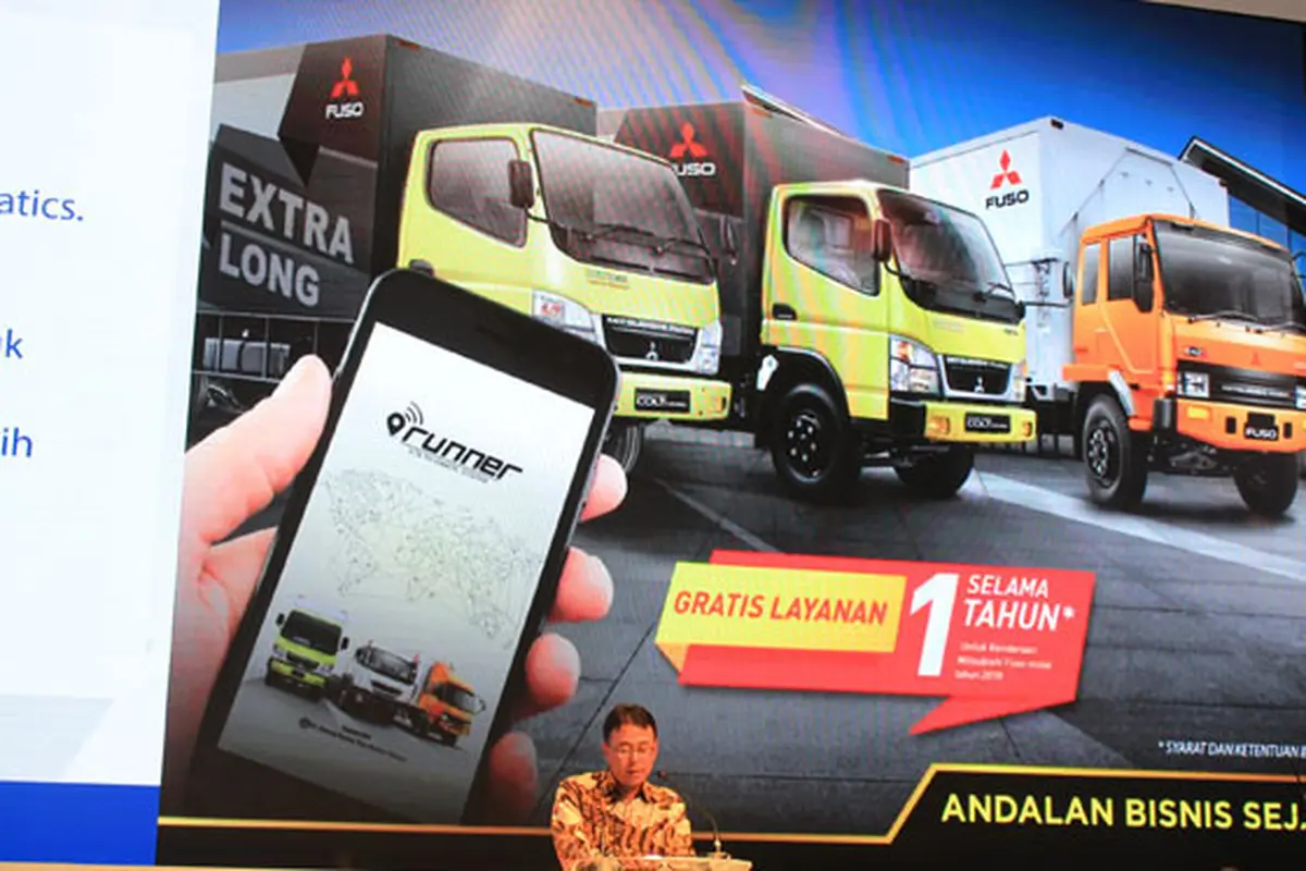 Mitsubishi Fuso Perkenalkan Truk Fighter dan Fitur Runner Telematic di GIICOMVEC 2018