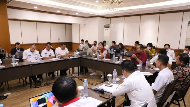 Suasana rakor percepatan pelaksanaan seleksi sekolah kedinasan tahun 2024 di Jakarta, Rabu (24/1/2024). Dok PANRB