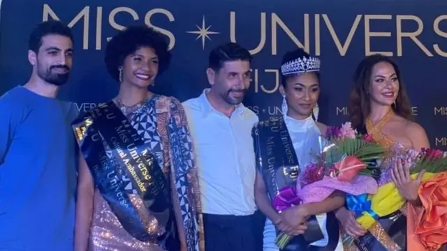 Miss Universe Fiji Manshika Prasad ketika dinobatkan sebagai pemenang pertama. (Dok: IG @_manshikaprasad https://www.instagram.com/_manshikaprasad/?hl=en)