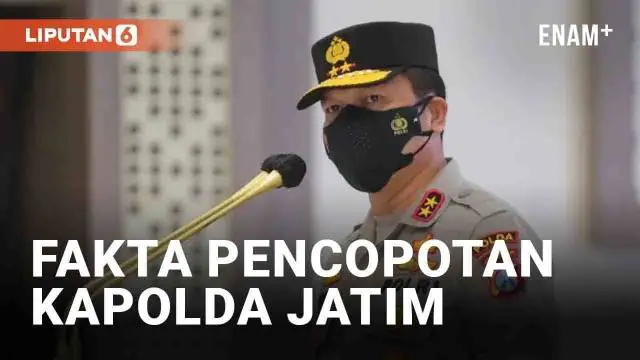 Kapolri Jenderal Listyo Sigit Prabowo resmi mencopot Kapolda Jawa Timur Irjen Nico Afinta pada Senin (10/10/2022). Pencopotan dilakukan 9 hari pasca tragedi di Stadion Kanjuruhan, Malang. Sejumlah pihak menilai Nico turut bertanggung jawab atas penga...