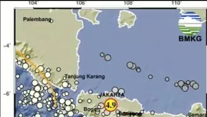 Gempa Magnitudo 4,9 di Bekasi, Gedung Tinggi di Jakarta Bergoyang!