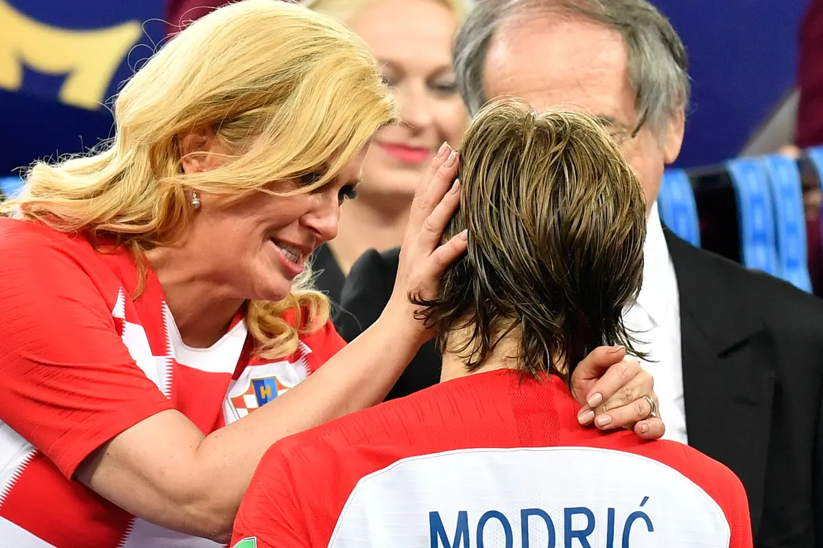 Presiden Kroasia dan Luka Modric