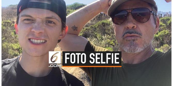 VIDEO: Tom Holland-Robert Downey Jr Selfie Bareng, Tanda Perpisahan?