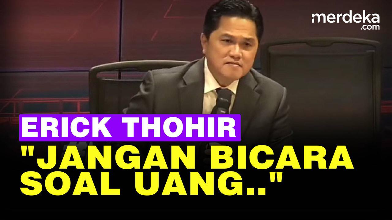 VIDEO: Gaya Erick Thohir Ingatkan Publik Jangan Singgung Soal Uang untuk Timnas