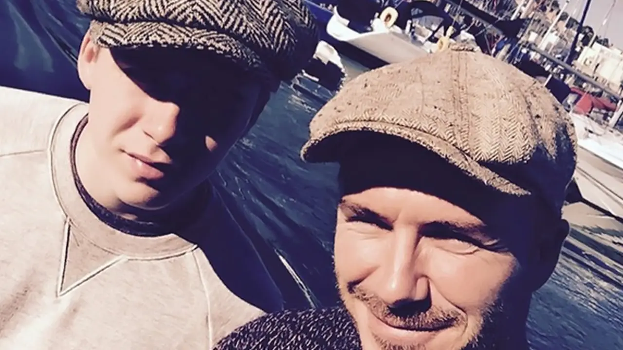 Brooklyn Beckham dan David Beckham 