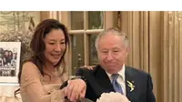 Potret Michelle Yeoh dan Jean Todt. (Sumber: Instagram/dailyfashion_news)