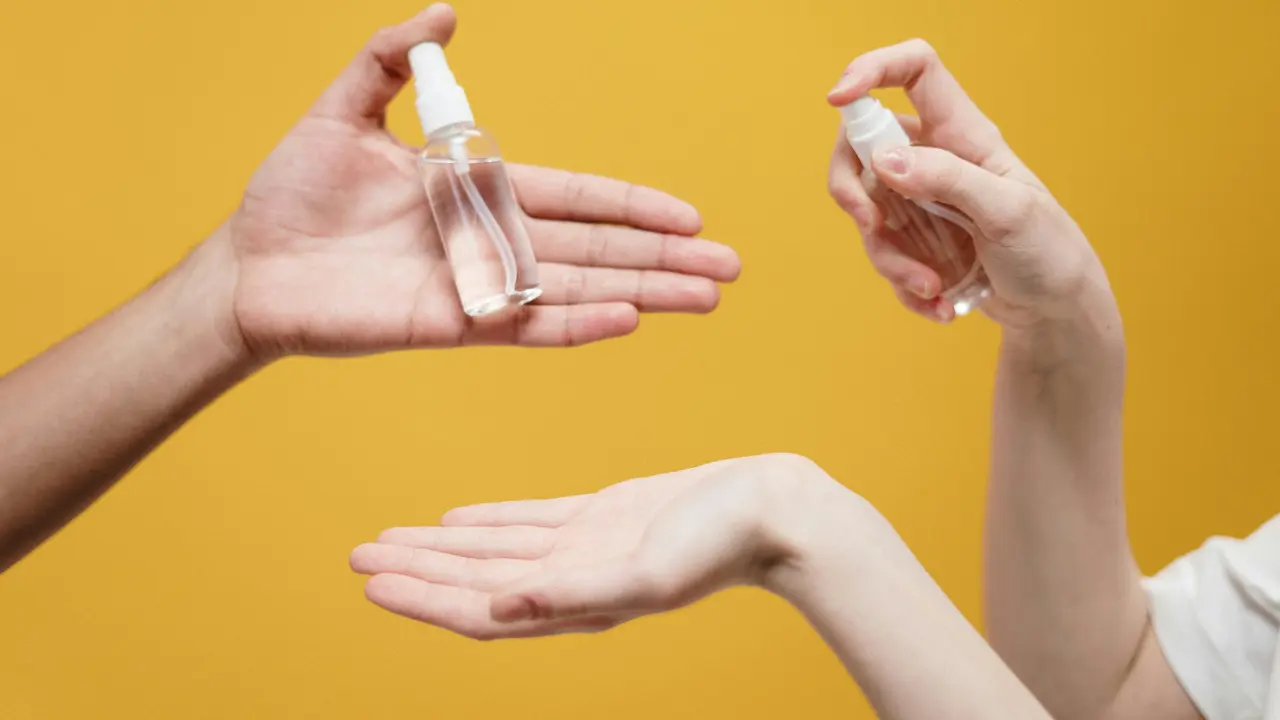 Ilustrasi hand sanitizer