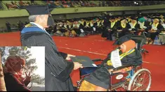 Dalam keterbatasannya, ia dikenal sebagai mahasiswa yang pintar dan sanggup meraih predikat cum laude di akhir hayatnya. 
