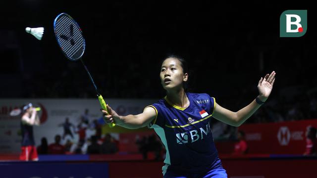 Foto: Kekecewaan Putri KW Setelah Kalah 2 Gim Langsung dari Natsuki Nidaira di Indonesia Masters 2024