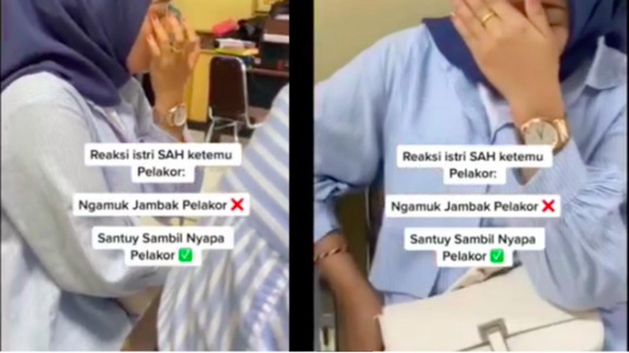 Viral Video Istri Sah Santai Ketemu Selingkuhan Suaminya, Bikin Warganet Geregetan