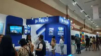 Salah satu booth paket wisata di Deep and Extreme Indonesia 2024 yaitu Pelni RI. (dok. Liputan6.com/Rusmia Nely)