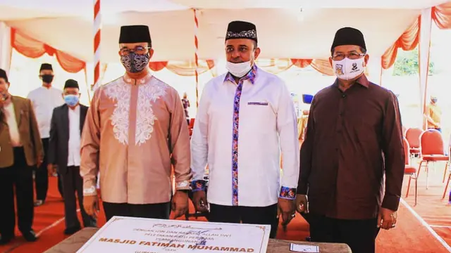 Anies Baswedan Resmikan Pembangunan Masjid Fatimah Muhammad