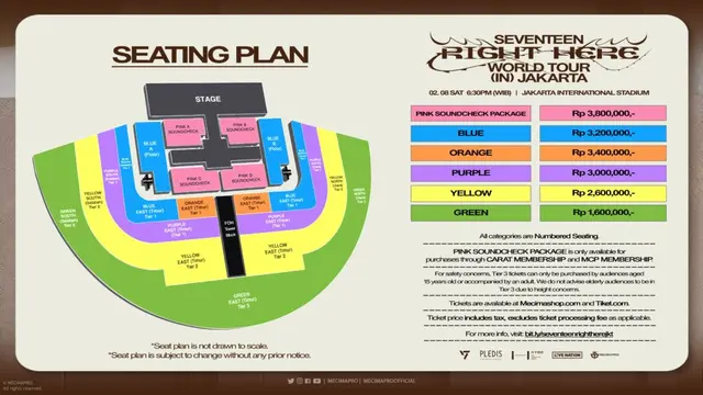Konser Seventeen di Jakarta