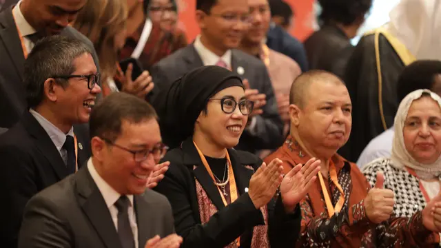 Agenda Friends of Creative Economy di hari pertama penyelenggaraan World Conference of Creative Economy di Bali Nusa Dua Convention Center, 6 November 2018 (Liputan6.com/Bekraf)