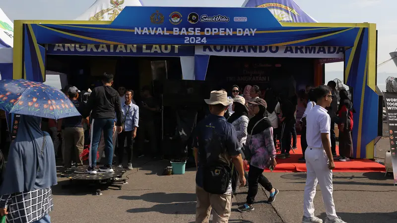 Salah platform berbagi video pendek SnackVideo mengumumkan suksesnya acara Naval Base Open Day 2024 dan perayaan HUT TNI AL yang digelar di Komando Armada II (KOARMADA II), Surabaya, Jawa Timur (Jatim).