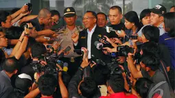Menurut Jero, urusan PT Kaltim Parna Industri dipegang oleh Satuan Kerja Khusus Pelaksana Kegiatan Usaha Hulu Minyak dan Gas Bumi (SKK Migas) , Jakarta, Senin (9/6/2014) (Liputan6.com/Miftahul Hayat)