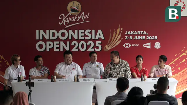 Konferensi Pers Mengenai Digelarnya Indonesia Open 2025