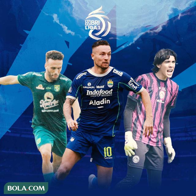 BRI Liga 1 -  Ze Valente, Mark Klok, Julian Schwarzer