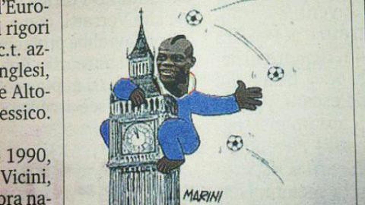 Gambar Balotelli taklukkan Big Ben