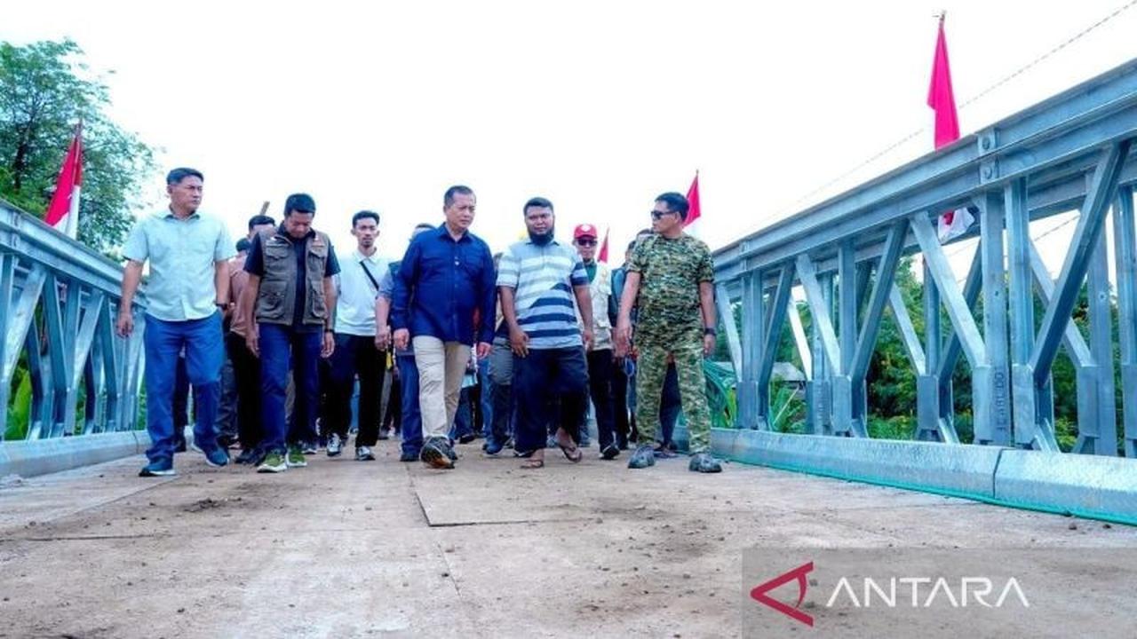 Gubernur NTB Pastikan Jembatan Bailey Lombok Timur Rampung, Akses Warga Kembali Normal