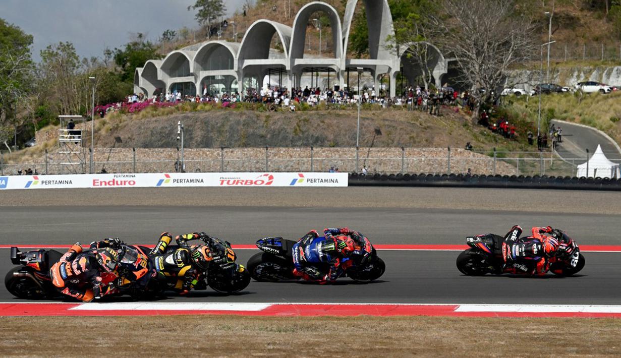 Hasil MotoGP Mandalika 2023: Francesco Bagnaia Tercepat, Jorge Martin Crash