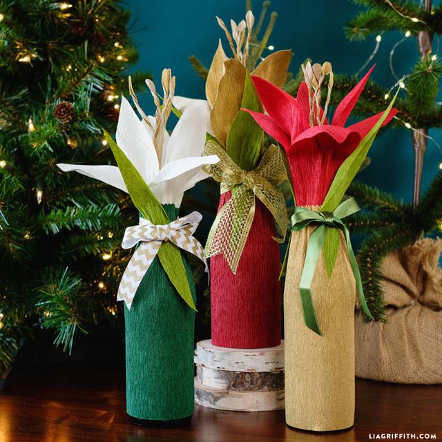 Cara membungkus kado tanpa kotak untuk botol