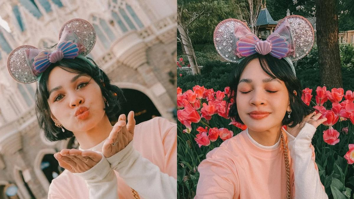 Potret Cantik Andien Aisyah Main ke Disneyland, Tampil Bak ABG dengan Warm Makeup dan Headpiece Minnie Mouse