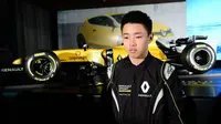 Pebalap Muda China, Sun Yue Yang, direkrut rival tim Rio Haryanto pada ajang F1, Renault. (Renault)