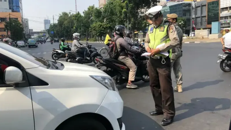 Ganjil genap di Jakarta.