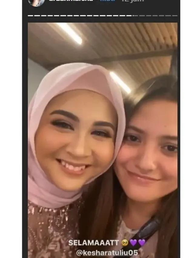6 Potret Persahabatan Kesha Ratuliu dan Marsha Aruan, Kompak Sejak Kecil