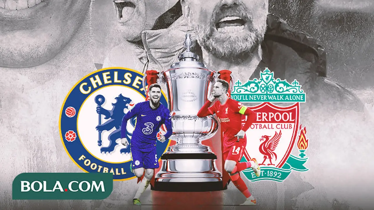 Piala FA - Ilustrasi Chelsea Vs Liverpool
